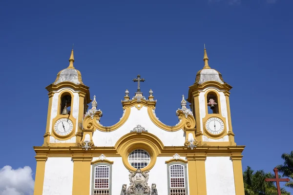 Kerk - historische stad van Tiradentes — Stockfoto