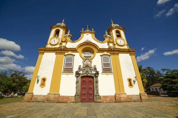 Kerk - historische stad van Tiradentes — Stockfoto