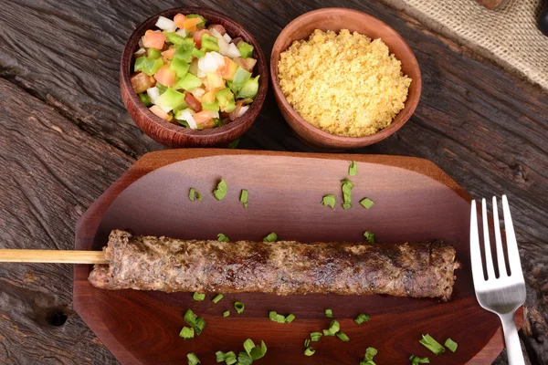 Kofta Kebab sul piatto — Foto Stock