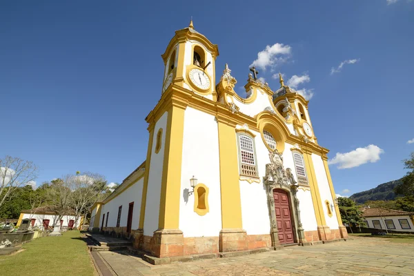 Kerk - historische stad van Ouro Preto — Stockfoto