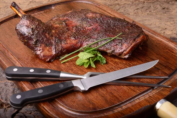 Roast Leg of Lamb — Stock Photo, Image