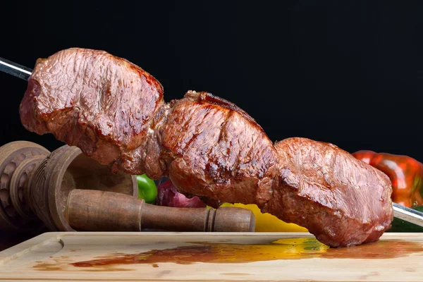 Carne, Barbacoa Brasileña — Foto de Stock