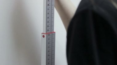 Cetvel hamle büyüme, ölçüme yakın çekim