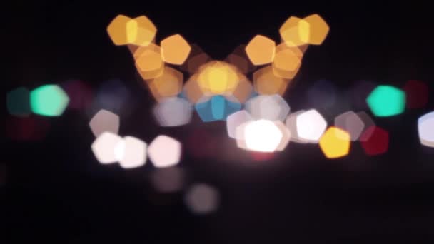 Bokeh losango — Vídeo de Stock