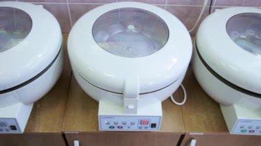 Tüpler içinde makine karıştırma