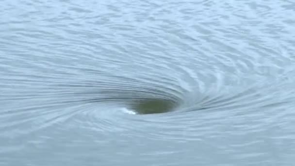 Discesa in immenso Whirlpool Oceano senza fondo — Video Stock