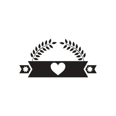 Düz kutsal kişilerin resmi içinde siyah ve beyaz çiçek şerit