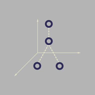 Şık arka plan ekonomi grafik üzerinde düz web simgesi