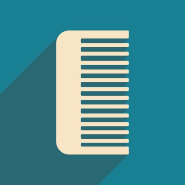 düz gölge simgesi ve mobil uygulama tarak ile