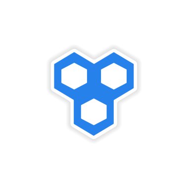 simgesi etiket gerçekçi tasarım kağıt ilişkisi