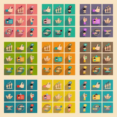 Düz kutsal kişilerin resmi ile uzun gölge ekonomi kavramı