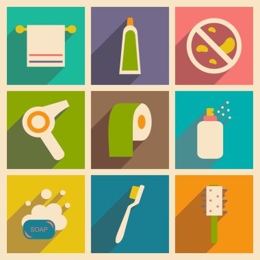 Düz gölge kavramı ve mobil uygulama kişisel bakım ile