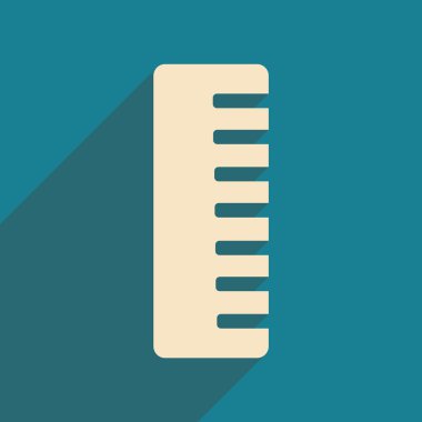 düz gölge simgesi ve mobil uygulama tarak ile