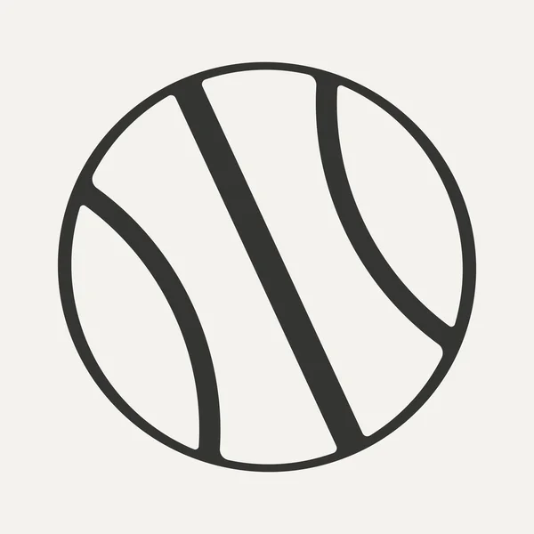 Flat in black and white mobile application volleyball