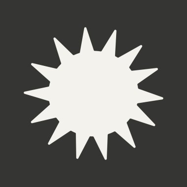 Düz siyah ve beyaz mobil uygulama güneşte