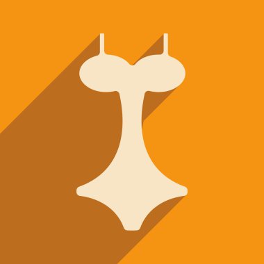 Düz gölge simgesi ve mobil applacation Mayo ile