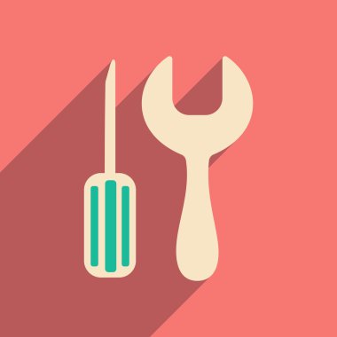 Düz gölge simgesi ve mobil applacation ayarları ile