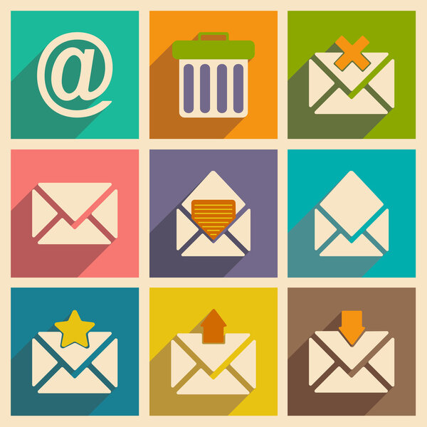 Квартира с теневой концепцией и электронными почтовыми приложениями
