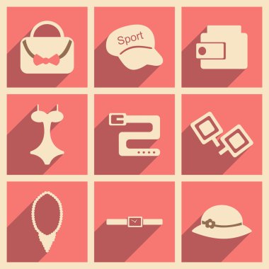 Düz gölge kavramı ve mobil uygulama aksesuarları ile