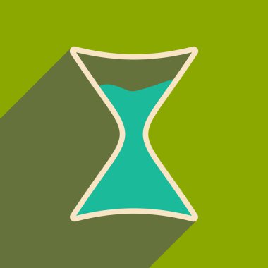 Düz gölge simgesi ve mobil applacation simya sembolleri ile