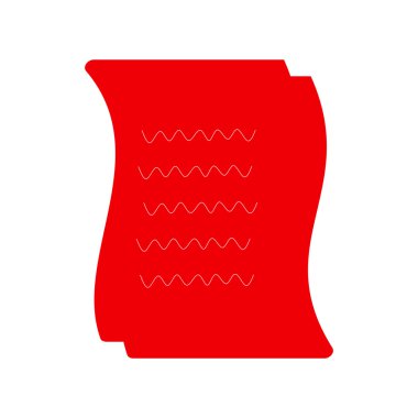 Kağıt belgeler üzerinde simgesi etiket gerçekçi tasarım