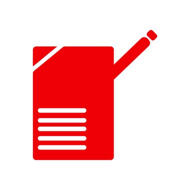 Kağıt belgeler üzerinde simgesi etiket gerçekçi tasarım