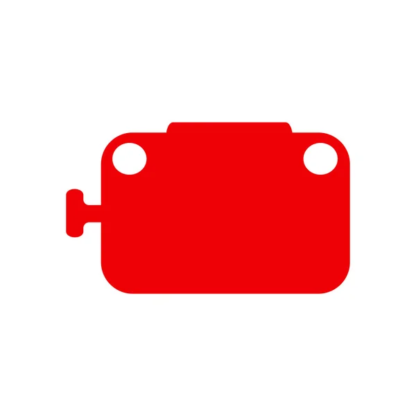Icon sticker realistic design on paper toaster — Stock Vector
