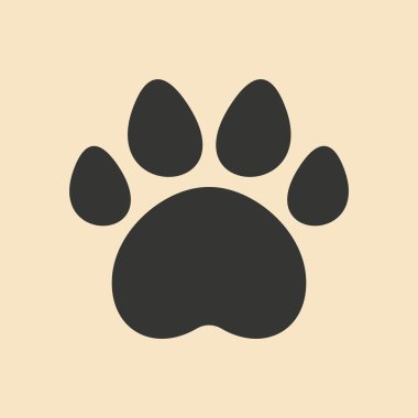 Düz siyah ve beyaz mobil uygulama izlemeler hayvanların 