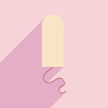 Düz gölge simgesi ve mobil uygulama ile