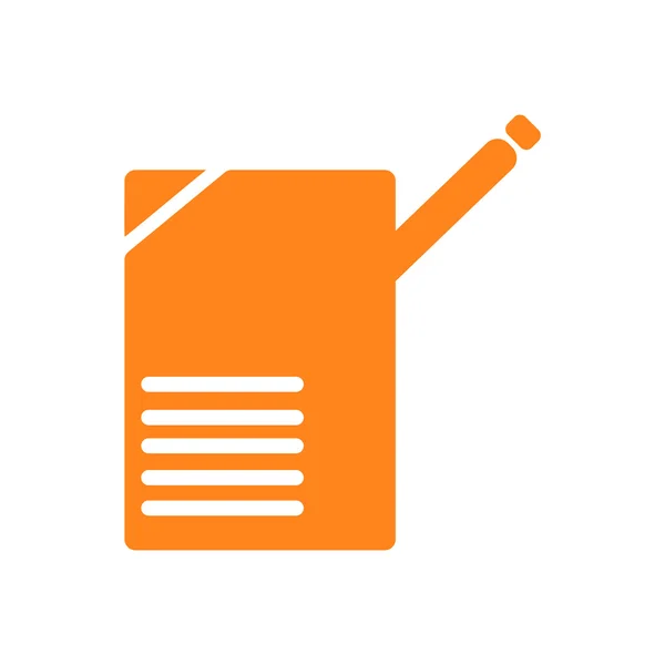 Ikona naklejki projekt realistyczny na dokumenty papierowe — Wektor stockowy