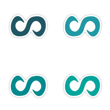 derleme gerçekçi etiket tasarım üzerinde kağıt sihirli sembolleri