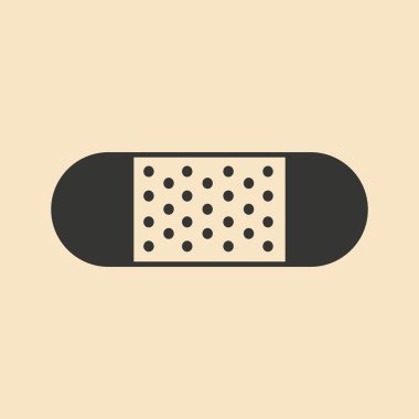 Düz siyah ve beyaz mobil uygulama yapıştırıcı sıva