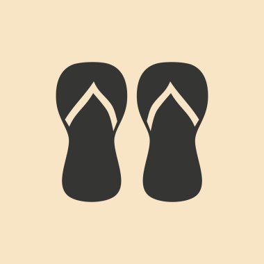 Düz siyah ve beyaz mobil uygulama terlik