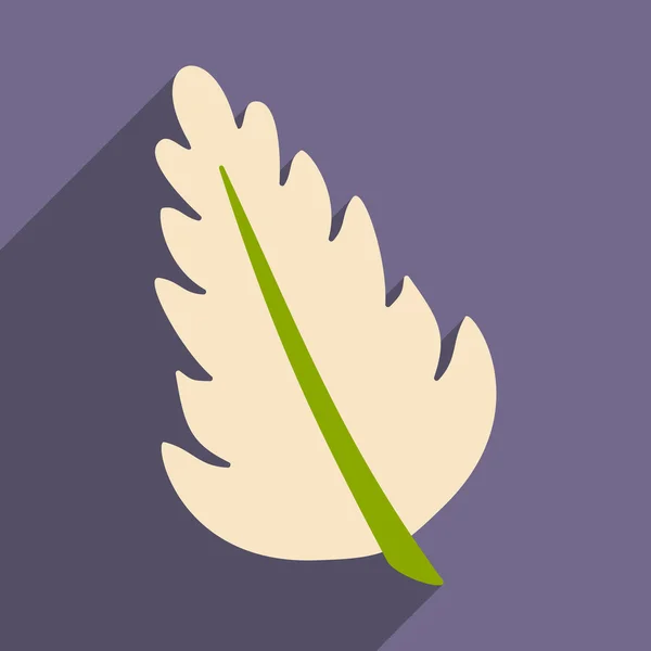 Piso con icono de sombra y aplicaciones móviles hierbas especias — Archivo Imágenes Vectoriales