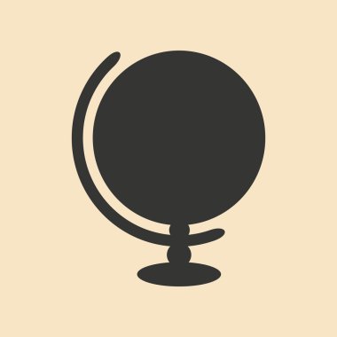 Düz gölge simgesi ve mobil uygulama eğitim ile