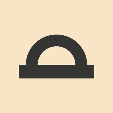 Düz gölge simgesi ve mobil uygulama eğitim ile