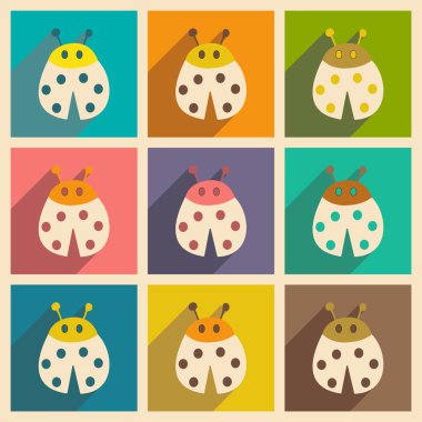 Düz gölge kavramı ve mobil uygulama ladybugs ile