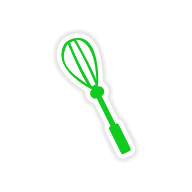 Kağıt corolla simge etiketi gerçekçi tasarım