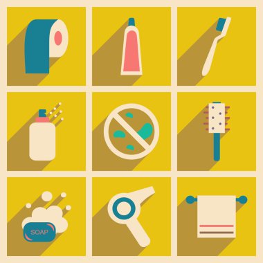 Düz gölge kavramı ve mobil uygulama hijyen ile