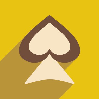 Düz gölge simgesi ve mobil uygulama ile en yüksek uygun