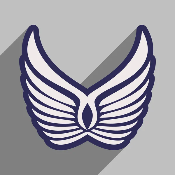 Stilvolle Flügel eines Adlers — Stockvektor