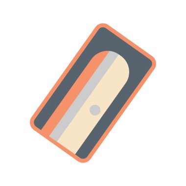 Düz gölge simgesi ve mobil uygulama kalemtıraş