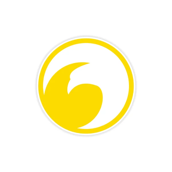 Логотип Sticker Eagle — стоковый вектор