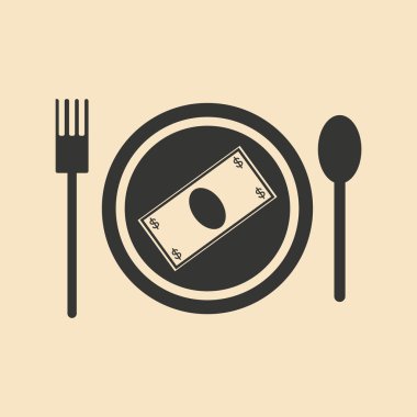 Düz siyah beyaz kağıt tabak içinde