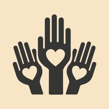 Düz siyah ve beyaz mobil uygulama dostluk