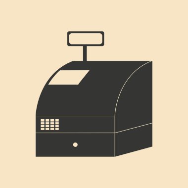 Düz siyah ve beyaz kasa içinde