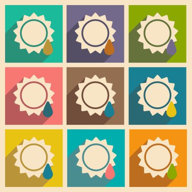 Düz gölge kavramı ve mobil uygulama güneş damla ile