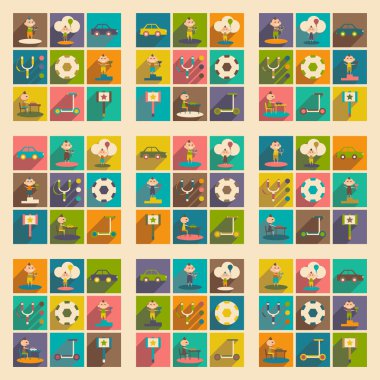 Düz gölge kavramı ve mobil uygulama Childs'ı oynamak