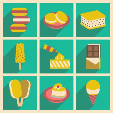 Düz gölge kavramı ve mobil uygulama dondurma ile