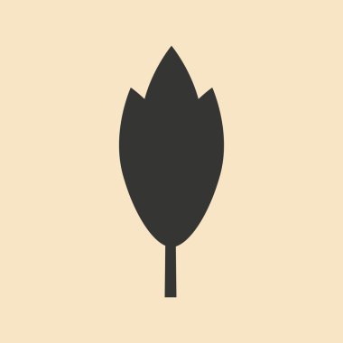 Düz siyah ve beyaz mobil uygulama ağaç gövdesi